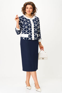 Костюм Aira Style 24128-Р сине-белый