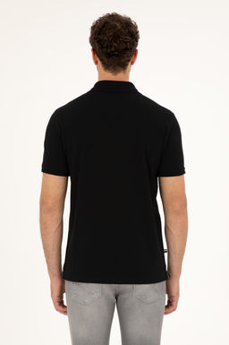 U. S. Polo Assn / Мужская черная базовая футболка - U.s. polo assn фото 5