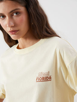 Florida Bask?l? Oversize Kad?n Ti??rt