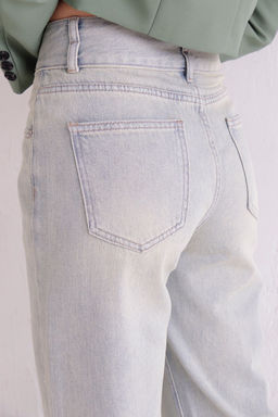 12175 Джинсы-трубы голубые - Martichelli фото 16