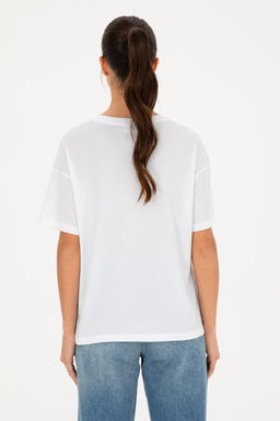 U. S. Polo Assn / Женская белая футболка - U.s. polo assn фото 5