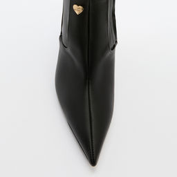 Женские сапоги LOVE MOSCHINO HEART STUD Артикул 4198837, черный  фото 4