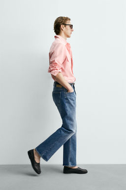 JEANS STRAIGHT FIT BOOTCUT AARON LEVINE X ZARA / Azul medio  фото 5