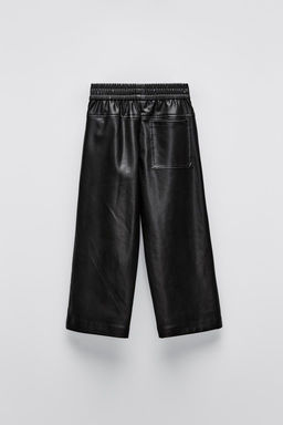 FAUX LEATHER TROUSERS - Zara фото 2