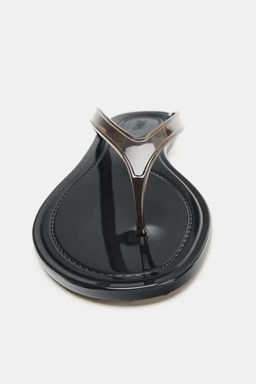 SANDALIA DEDO JELLY / Negro - Zara фото 5