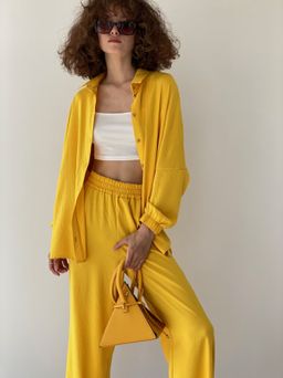 9406 Костюм летний в цвете шафран - Martichelli фото 12