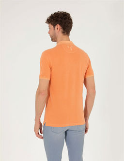 Turuncu Slim Fit Polo Yaka Ti__rt - Pierre cardin фото 5