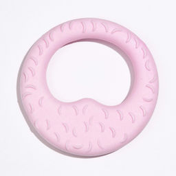 Игрушка плавающая для собак Звено Пижон Premium, вспененный TPR, 8 см, розовая  фото 2