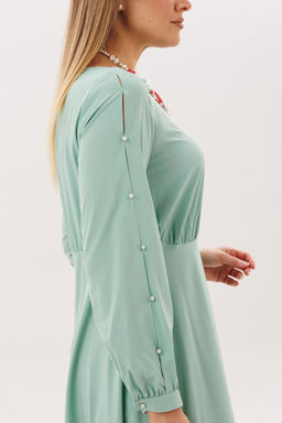 Платье ANELLI 1836 дымчатый нефрит  фото 2