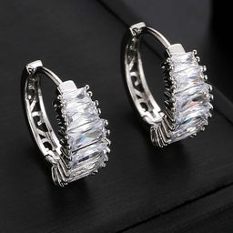 Серьги с замком кольцо арт. 13 4304 (id 285257) - Rada фото 3