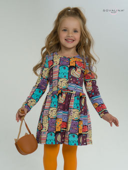 Платье Эля коты в горошек - Sovalina фото 17