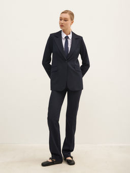 Синие базовые брюки