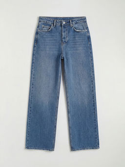 Wideleg Fit Kad?n Jean Pantolon