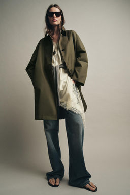 WATER-REPELLENT TRENCH COAT ZW COLLECTION - Zara фото 10