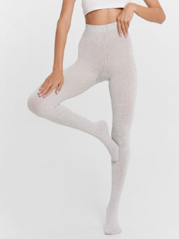 Колготки женские в цвете светло-серый меланж - Mark formelle фото 4