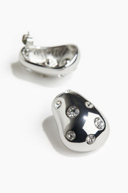 Pendientes con strass - H&m фото 4