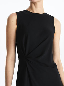 Bisiklet Yaka Elbise