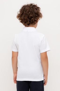 КР 302630-1/белый к566 джемпер-поло для мал - Crockid фото 3