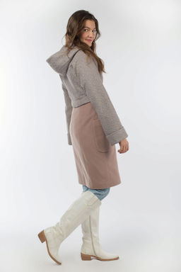 01-08309 Пальто женское демисезонное - El podio фото 4