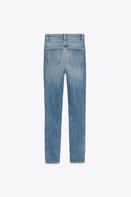 TRF HIGH-WAIST SKINNY JEANS - Zara фото 6