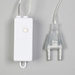 Гирлянда Нить 3 м с насадками Лампочки шары, IP20, прозрачная нить, 80 LED, свечение белое, 8 режимов, 220 В - Luazon lighting фото 6