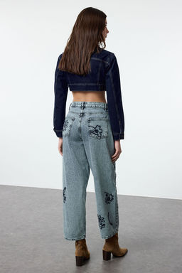 Mavi Nak?sl? Yuksek Bel Baggy Jeans TWOAW25JE00224 - Trendyolmilla фото 6