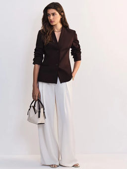 Приталенный жакет из хлопка / Zarina  фото 3