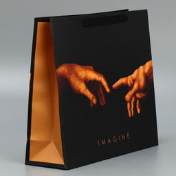 Цена за 2 шт. Пакет подарочный ламинированный, упаковка, Imagine, M 30×26×9 см