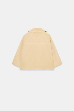 TRENCH CORTA EFECTO LAVADO / Tostado - Zara фото 7