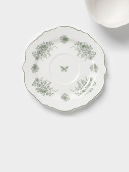 Чайная пара WY Emerald Essence, фарфор, 220 мл, белая