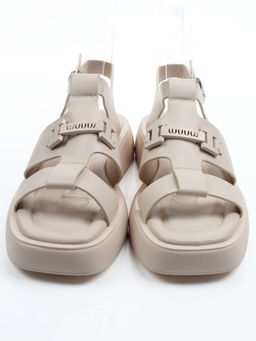 08-PET252-2 LT. BEIGE Босоножки женские (натуральная кожа)