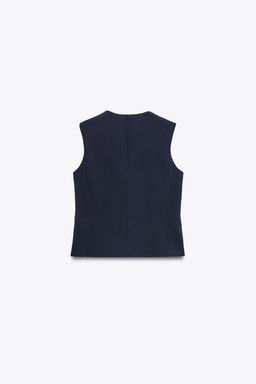 ZW COLLECTION ASYMMETRIC WAISTCOAT - Zara фото 18