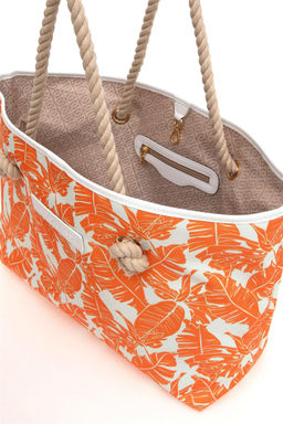 U. S. Polo Assn / Женская оранжевая пляжная сумка - U.s. polo assn фото 5