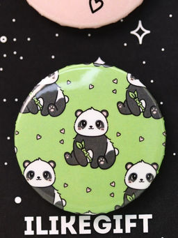 Набор значков 3 шт. iLikeGift Аниме Panda