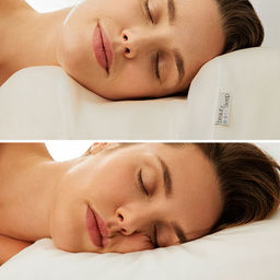 Подушка ортопедическая Beauty Sleep Classic в наволочке из тенселя  фото 5