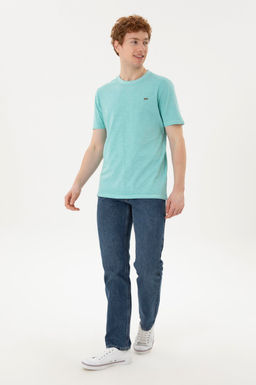 Мужская мятная базовая футболка Неожиданная скидка в корзине - U.s. polo assn фото 4