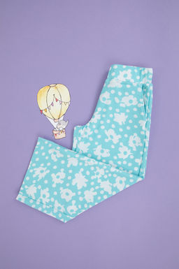 Мятные спортивные штаны для девочек