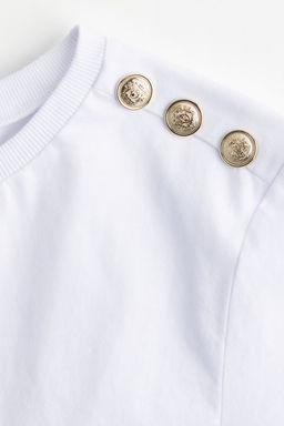 Camiseta con detalle de botones - H&m фото 5