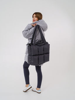 Сумка из экокожи, графит - Inzibe фото 4