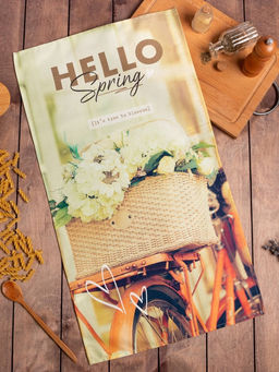 Полотенце кухонное «Этель» Hello, 40×73 см, 100% хлопок, саржа 190 г/м²