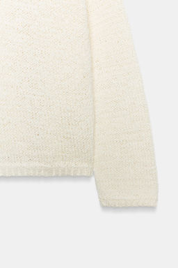 JERSEY PUNTO ESCOTE PICO / Crudo - Zara фото 9