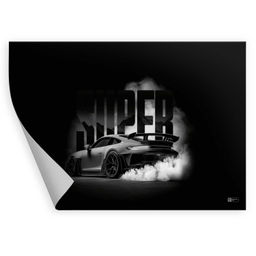 Плёнка цветная для школьных уроков труда арт.72996/ 200 СУПЕР (50х70 см, чёрный, ПВХ плотностью 130