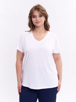 Футболка из холодного трикотажа ZFU00107WHT02