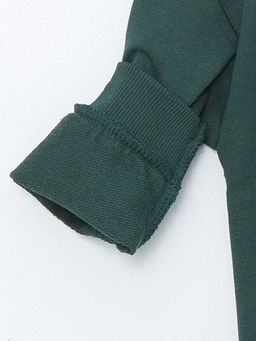 Bisiklet Yaka Uzun Kollu Erkek Bebek Sweatshirt - Waikiki фото 3