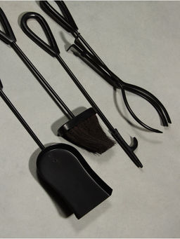 Каминный набор Кочегар сталь, 4 предмета, 17х17х63 см - Simaland фото 5