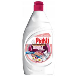 Средство для мытья посуды dr.Prakti Sensitive+Witaminy (для чувствительной кожи с витаминами) 650 мл