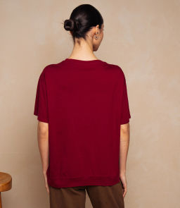 Футболка #КТ1062 (2), бордовый - Dommod фото 3
