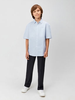 20140290042, Сорочка верхняя детская для мальчиков Mefody голубой Acoola  фото 6