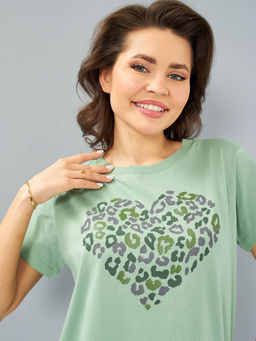 Футболка женская _ 12722/Heart - F5 фото 7