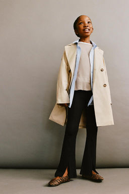 FLARED RIBBED LEGGINGS - Zara фото 13